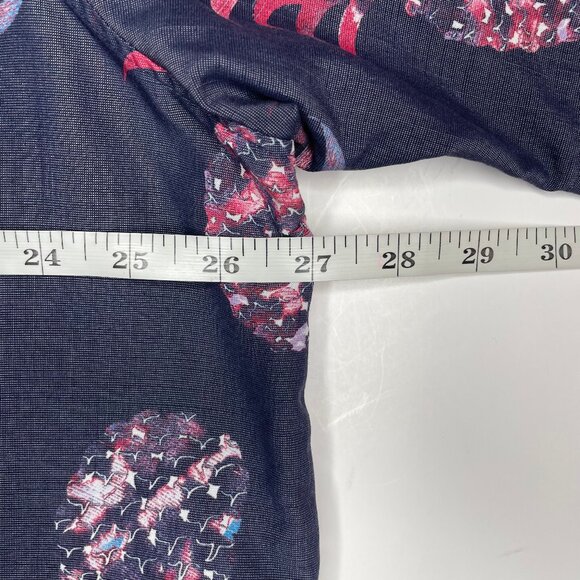 Caribbean Pineapple Shirt Men's 2XT Tall Modal Blend Tropical Hawaiian Navy - Picture 8 of 13